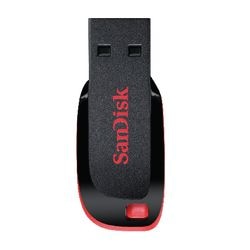 Chiavetta USB Sandisk Cruzer Blade 32GB USB2.0 nera