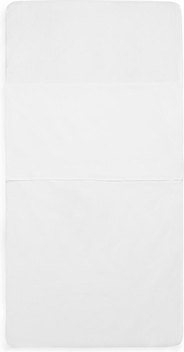Jollein - sábana ajustable para cuna (blanco) - algodón - sábana ajustable para cuna, sábana ajustable para bebé - 60x120cm