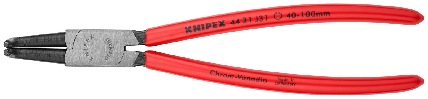 Pinze ad anello knipex, all'interno di J31 pol.pvc angolato