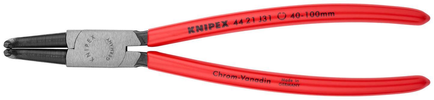 Alicates de anillo de knipex, dentro de J31 pol.pvc en ángulo