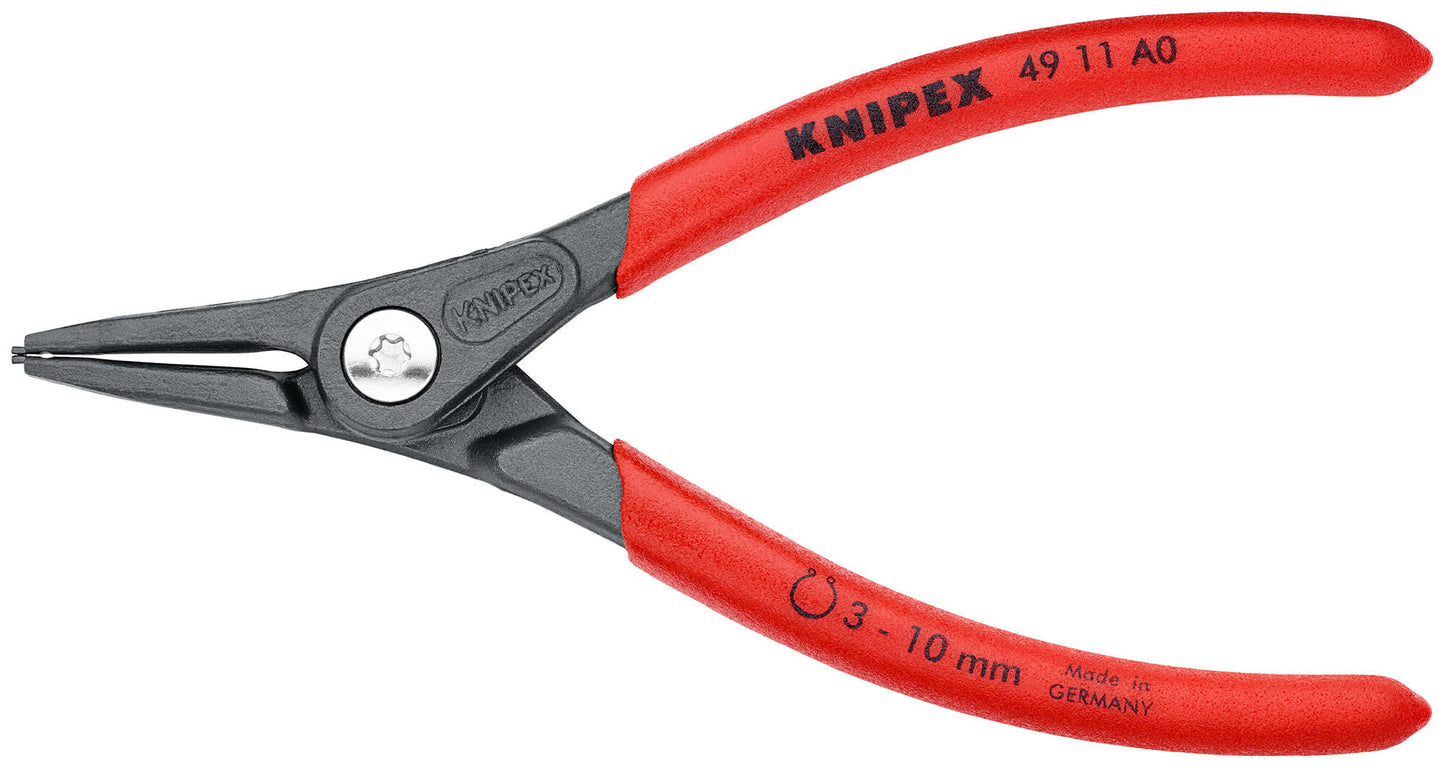 Alicates de anillo externo de knipex a 0 l1 = 140 mm recto