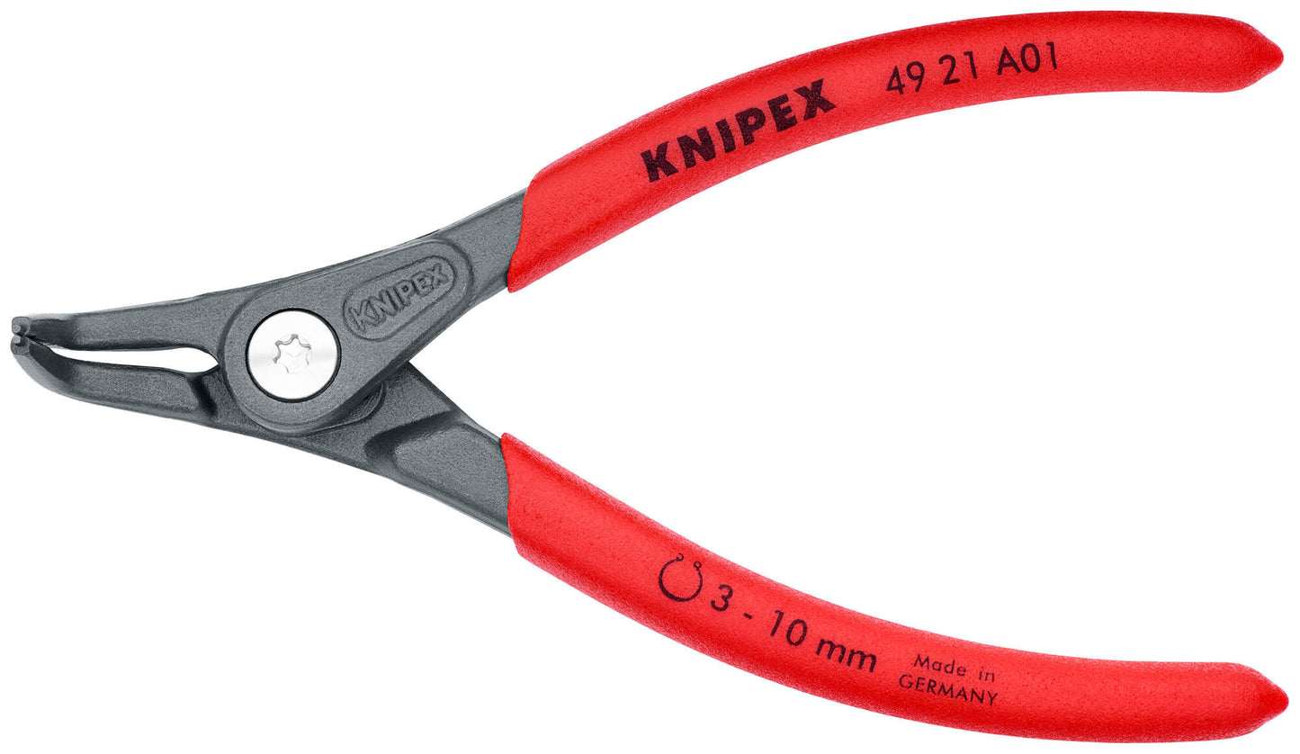 Knipex Praáz.Circlip alicates M. Curvado plástico