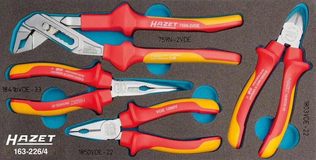 Hazet alicates conjunto VDE 4 partes
