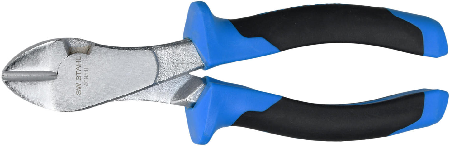 Cortador lateral SW Stahl de 180 mm de acero negro, plata