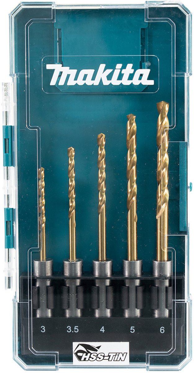 Set di punte per metallo Makita sds-plus 5 pezzi - e-15132