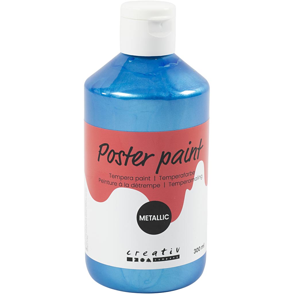 Tempera metallizzata Creative Company, blu, 300 ml 1 scatola