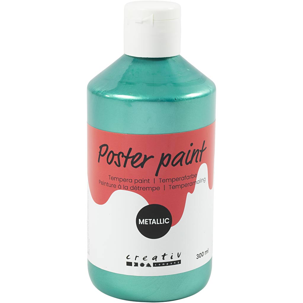 Tempera metallizzata Creative Company, verde, 300 ml 1 scatola