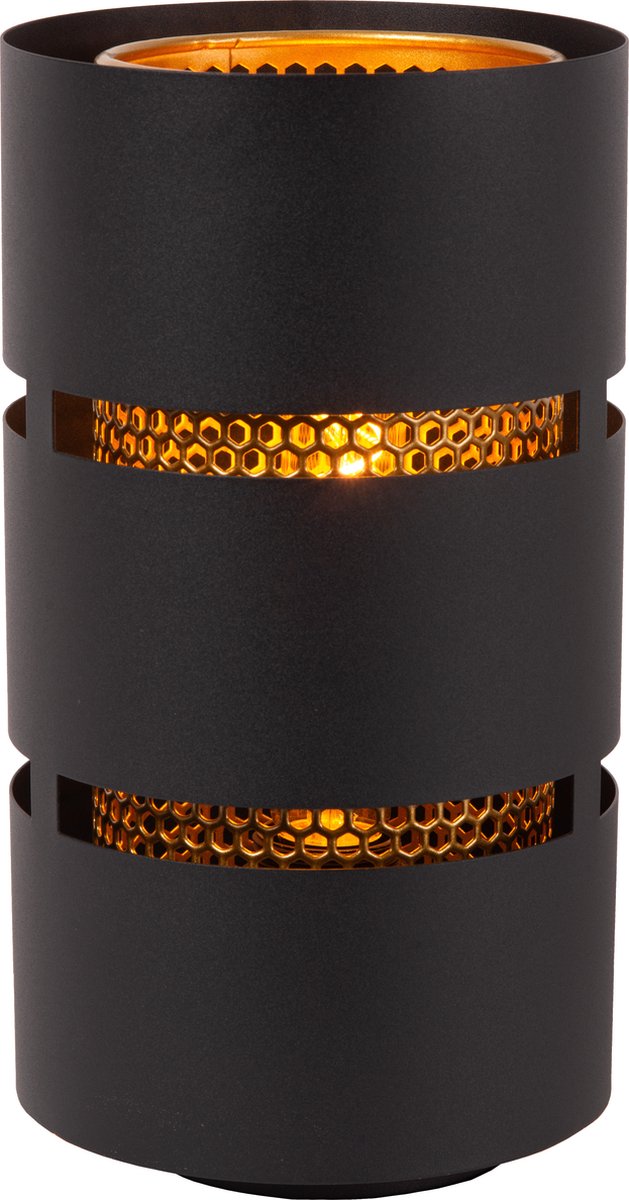 Lucide rosas - lampada da tavolo - ø 16 cm - 1xe27 - nero