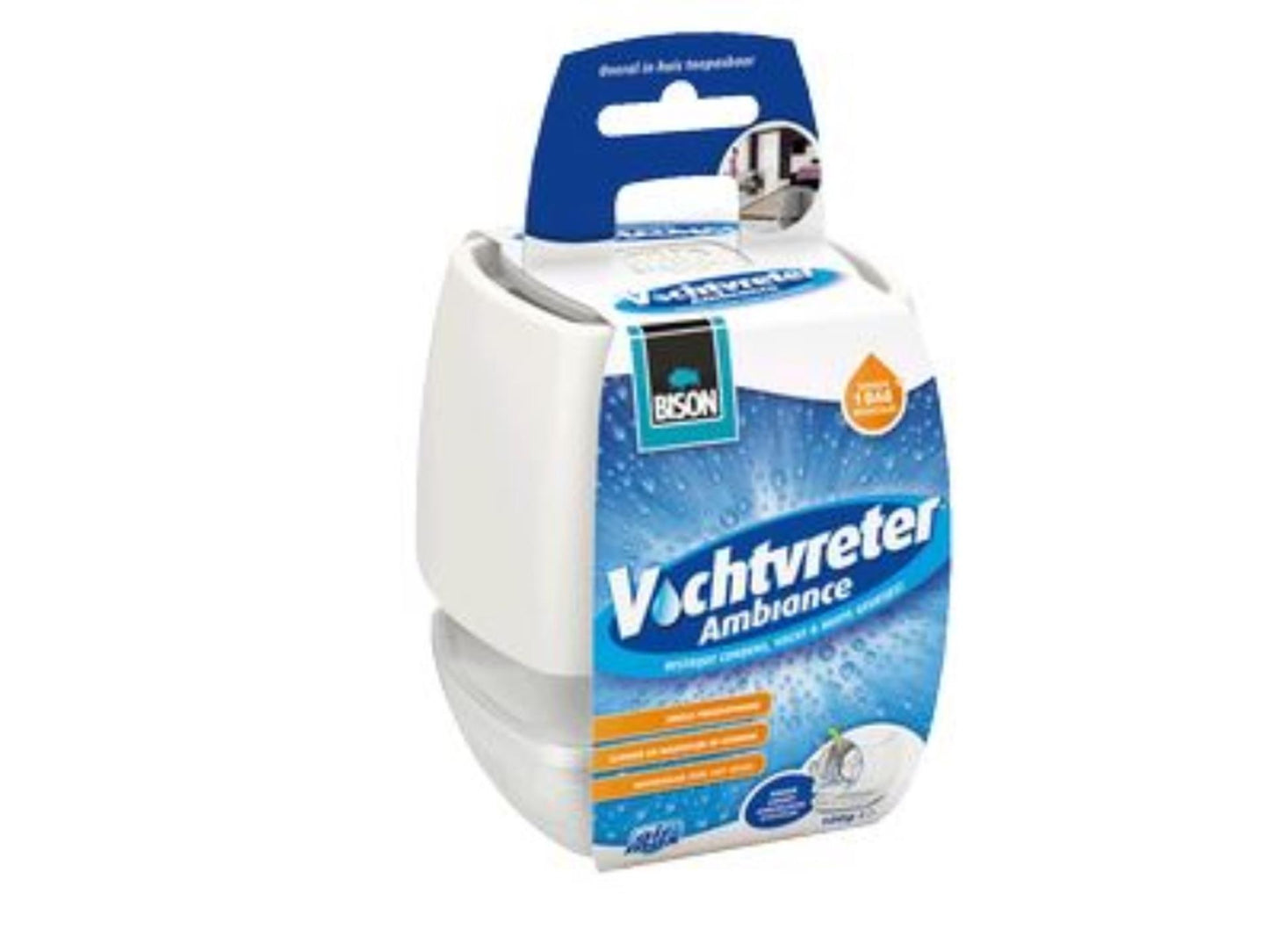 Bison assorbitore di umidità ambiente 100 g bianco + 2a ricarica