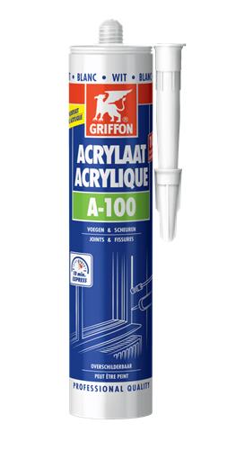 Sigillante acrilico Griffon a-100 bianco 300ml