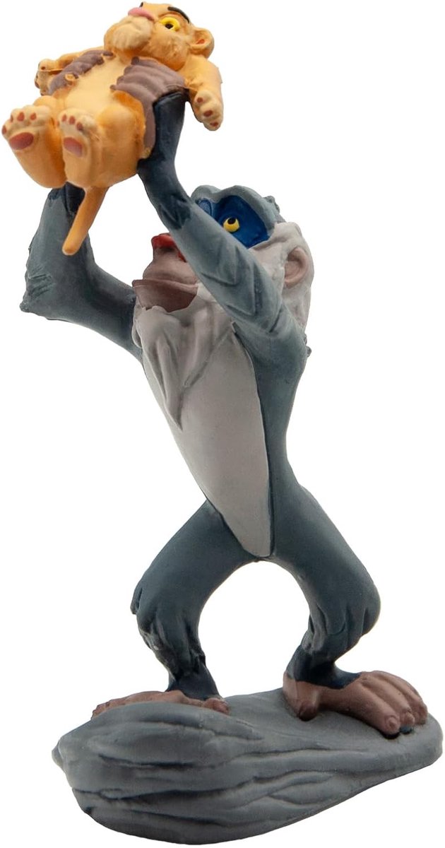 Bullyland Disney Rafiki con il piccolo Simba (12256)