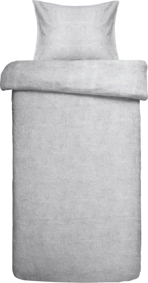 Damai duvet cover ebba - organic cotton - 140x200 220 cm - gray + 1 pillowcase 60x70