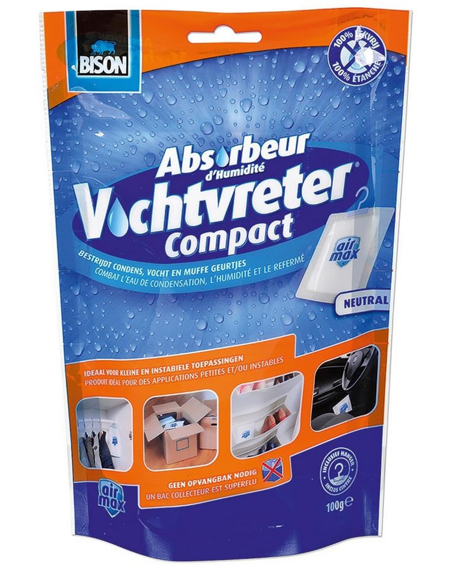 Bisonte vocht mangiatore compatto con ciondolo