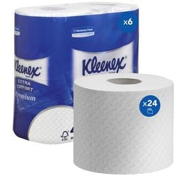 Toillet rollen kleenex extra comfort premium 24 stuks