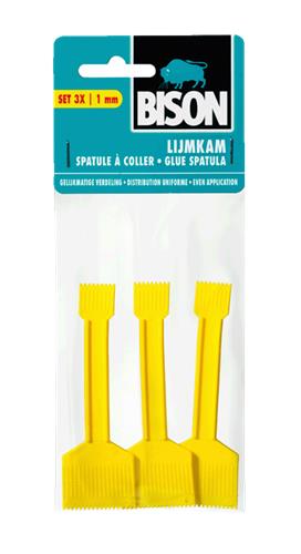 Pettine per colla Bison piccolo (3 pz)