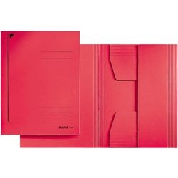 Carpeta 3 solapas Leitz roja A3