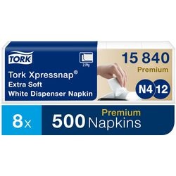 Servilletas tork n4 xpressnap 2 capas blanco