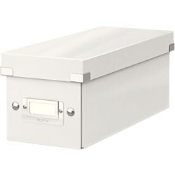 Storage box Leitz Click Store cardboard CD DVD white