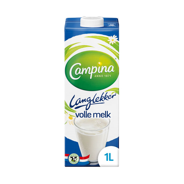 Campina leche entera sabor largo brik (12x 1 litro)