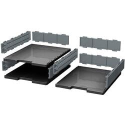 Cassettiera exacompta 340714d ecoblack grigio scuro