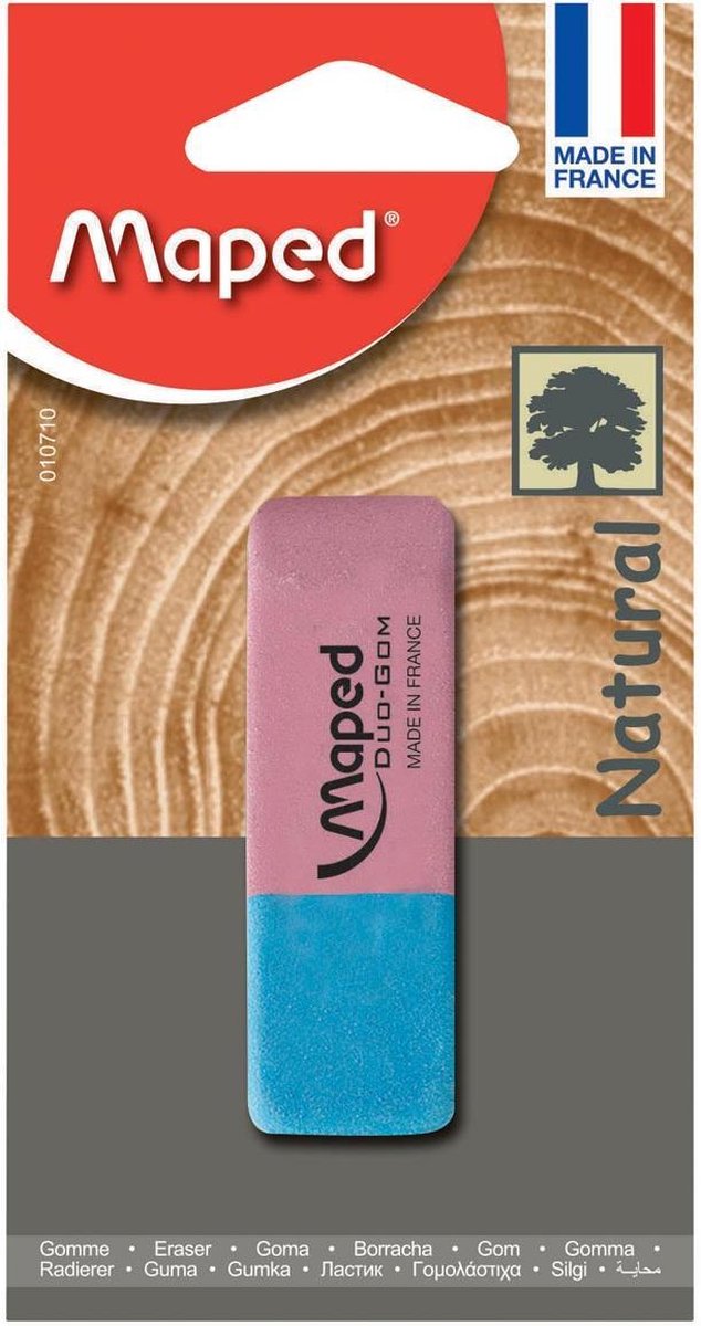 Maped office maped gum duo-gom | large | blister van 1 stuk