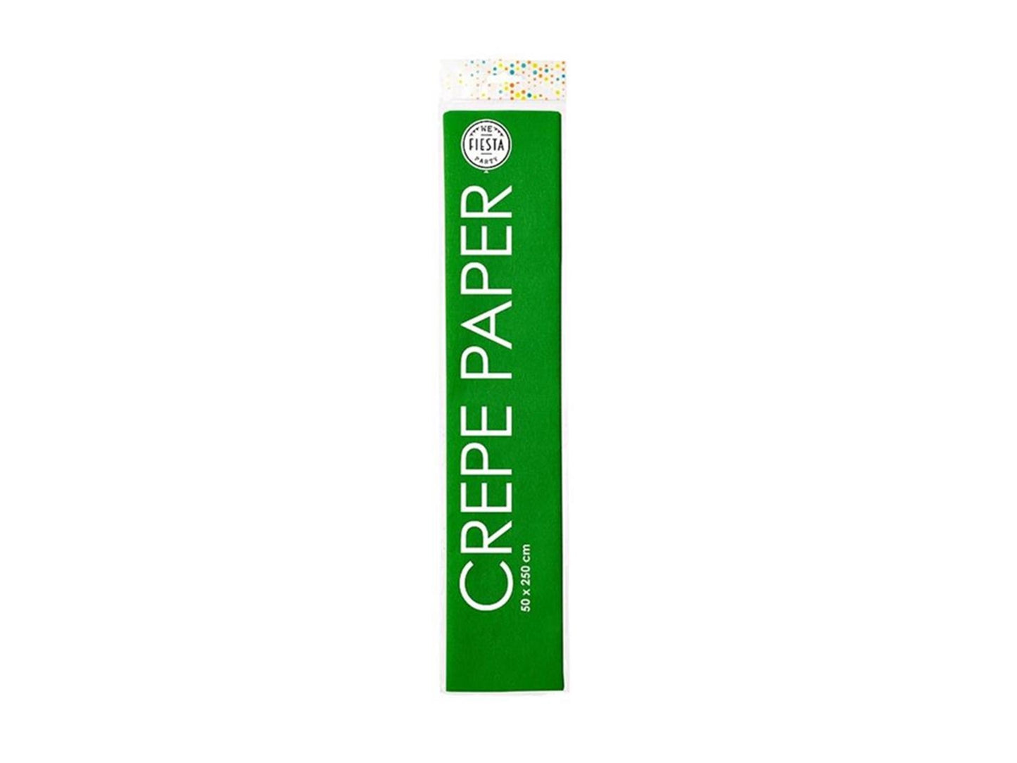 Carta crespa Globos 50x250 cm verde mela confezione da 12