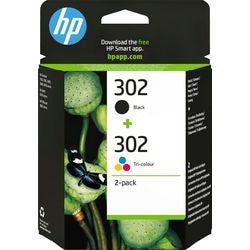 Cartuccia d'inchiostro HP 302 nero + 3 colori 2 pezzi