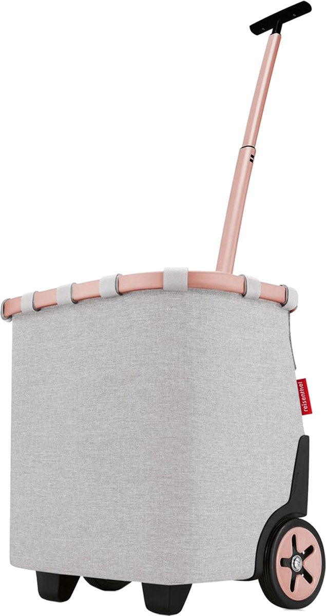 Reisenthel carrycruiser boodschappentrolley - 40l - frame twist sky rose grijs