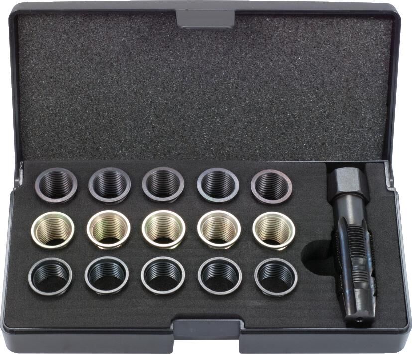 Strumenti KS End Thread Rep. Set M1 14x1.25mm 16 PC.