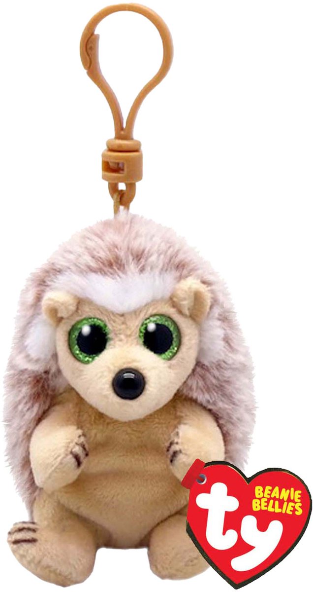 Ty Beanie Babies Bellies Clip Padrespelio Hedgehog, 10 cm