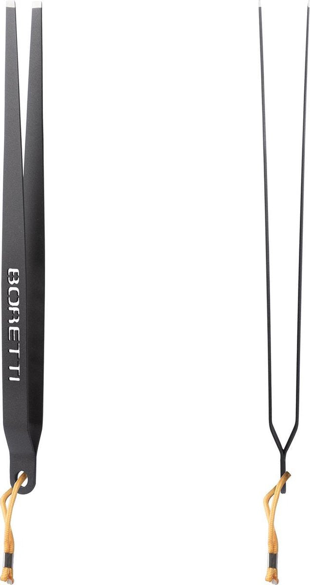 Boretti - Pinzetta per barbecue - occhiello per appendere - 30,5 cm