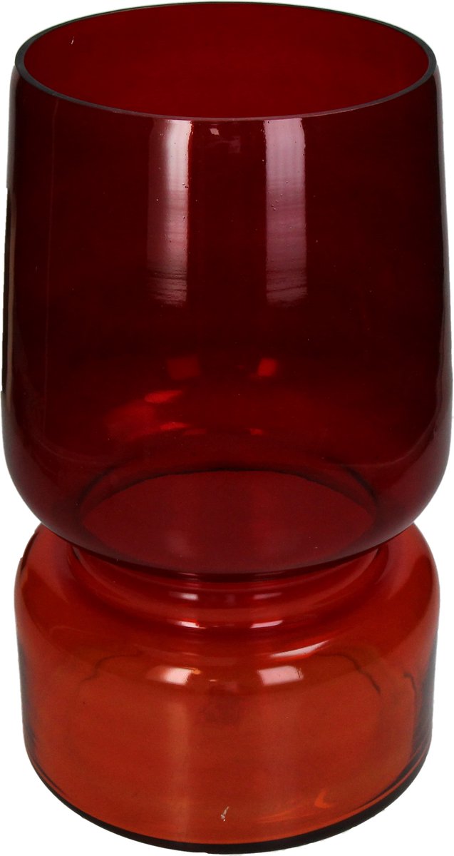 Vaso collezione HD vetro bicolore multi 19x19x30cm