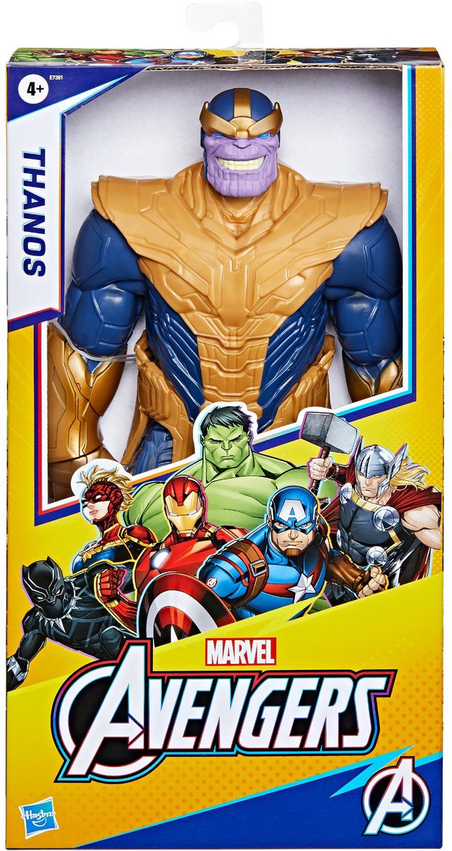 Marvel avengers titan hero - figura de juego (30cm) - thanos