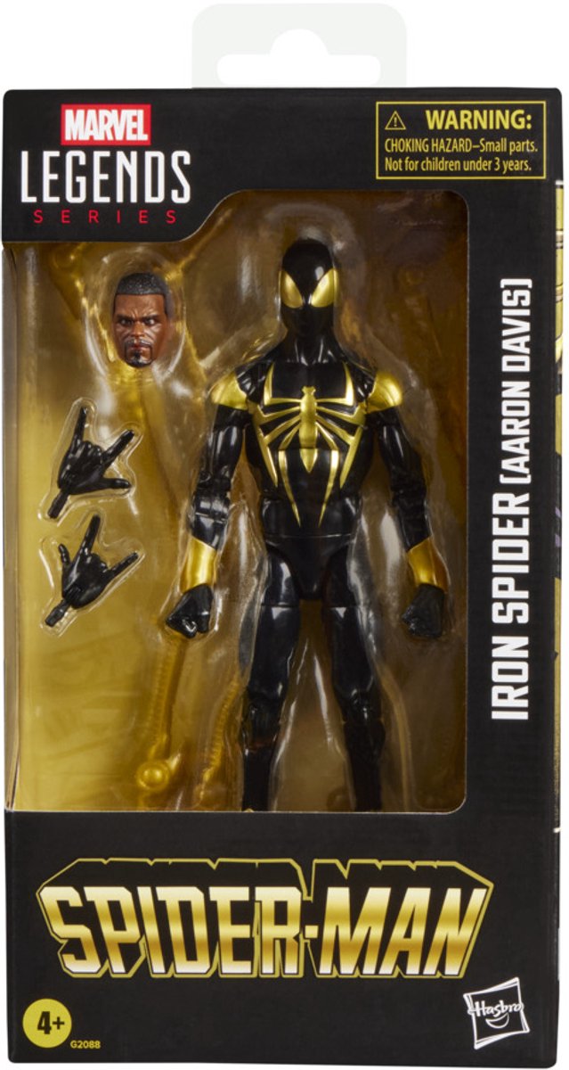 Hasbro marvel legends series iron spider (aaron davies), spider-man -stripactiefiguur van 15 cm