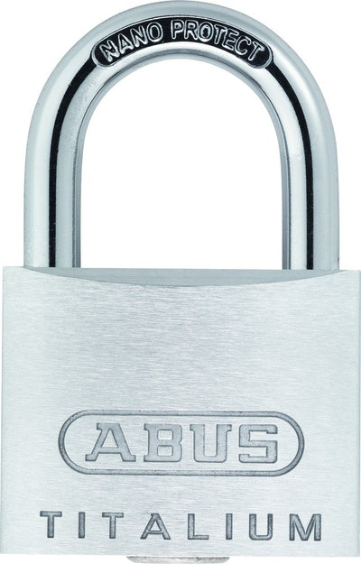 Abus Cadlock Titalium 64ti 50 - 50 mm, gris, cerradura de llave, 7 cm
