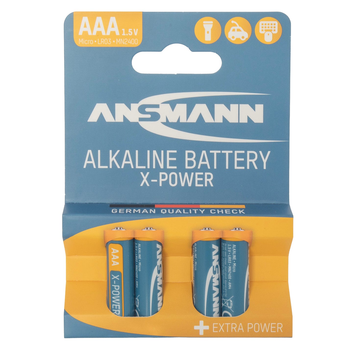 X-Power Alkaline battery AAA LR03 4ST.