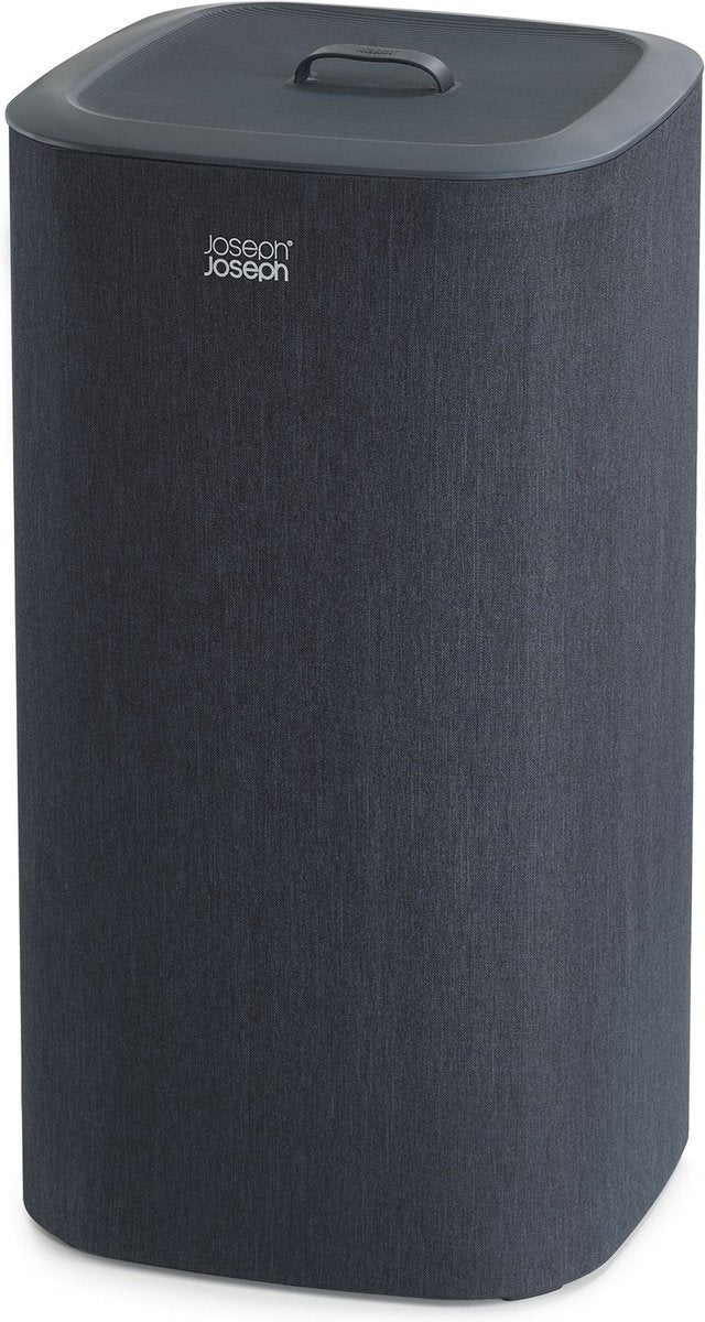 Joseph joseph tota wasmand - 2 compartimenten – was sorteren – 60 liter - zwart