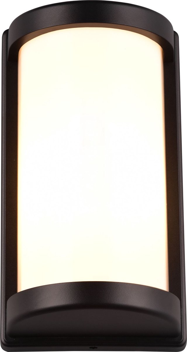 Rl live your light reality puelo - wandlamp - zwart mat - excl. 1x e27 4 w - - buitenverlichting - ip44