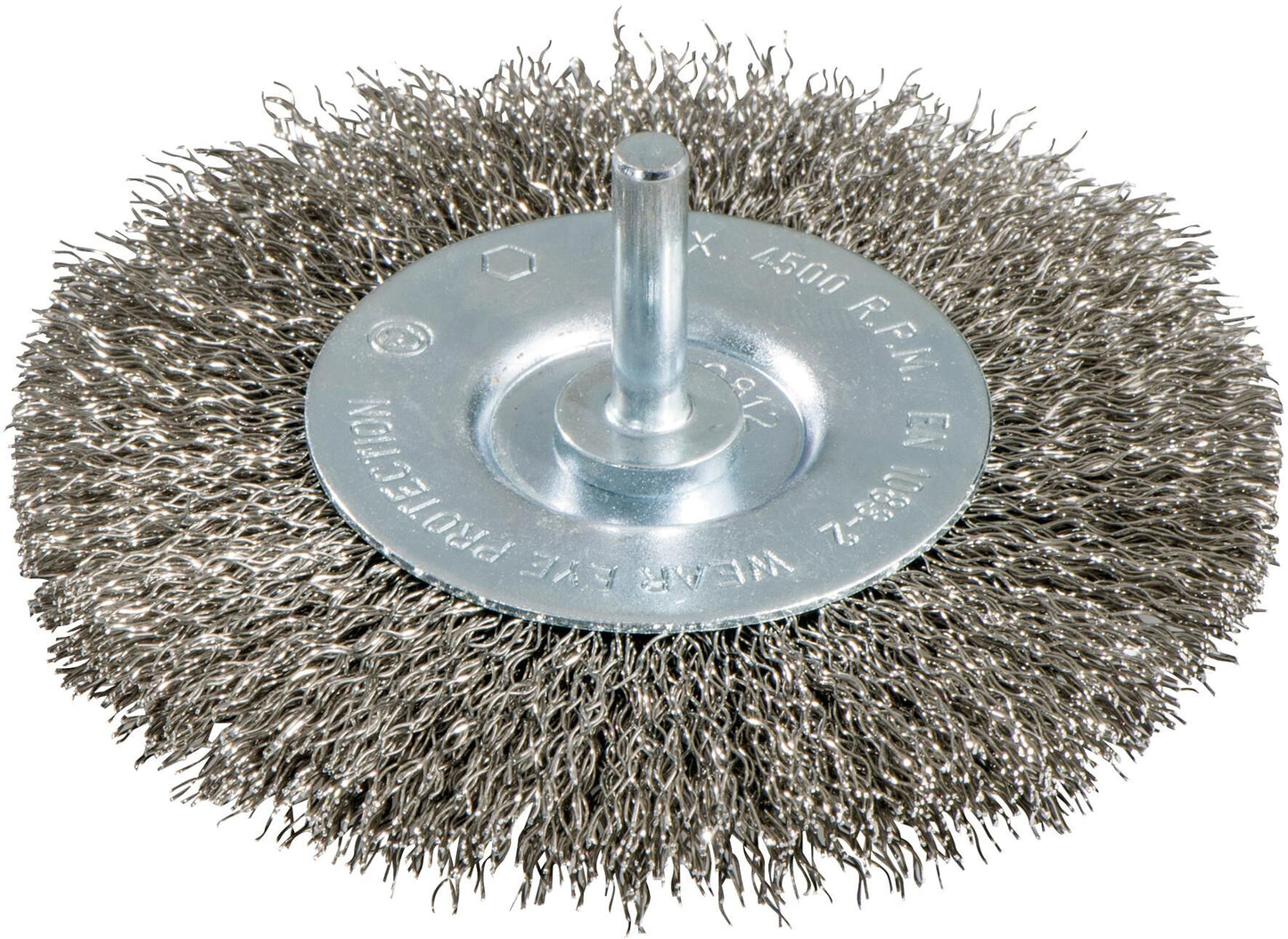 Metabo Round Cepillo con 6 mm Shaf D = acero de 75 mm