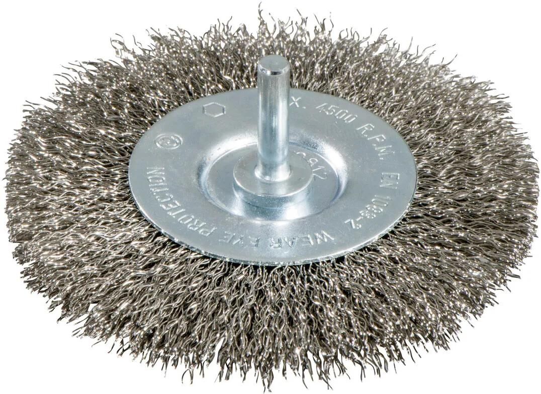 Metabo ronde staaldraadborstel round brush with 6mm shaf d=100mm steel