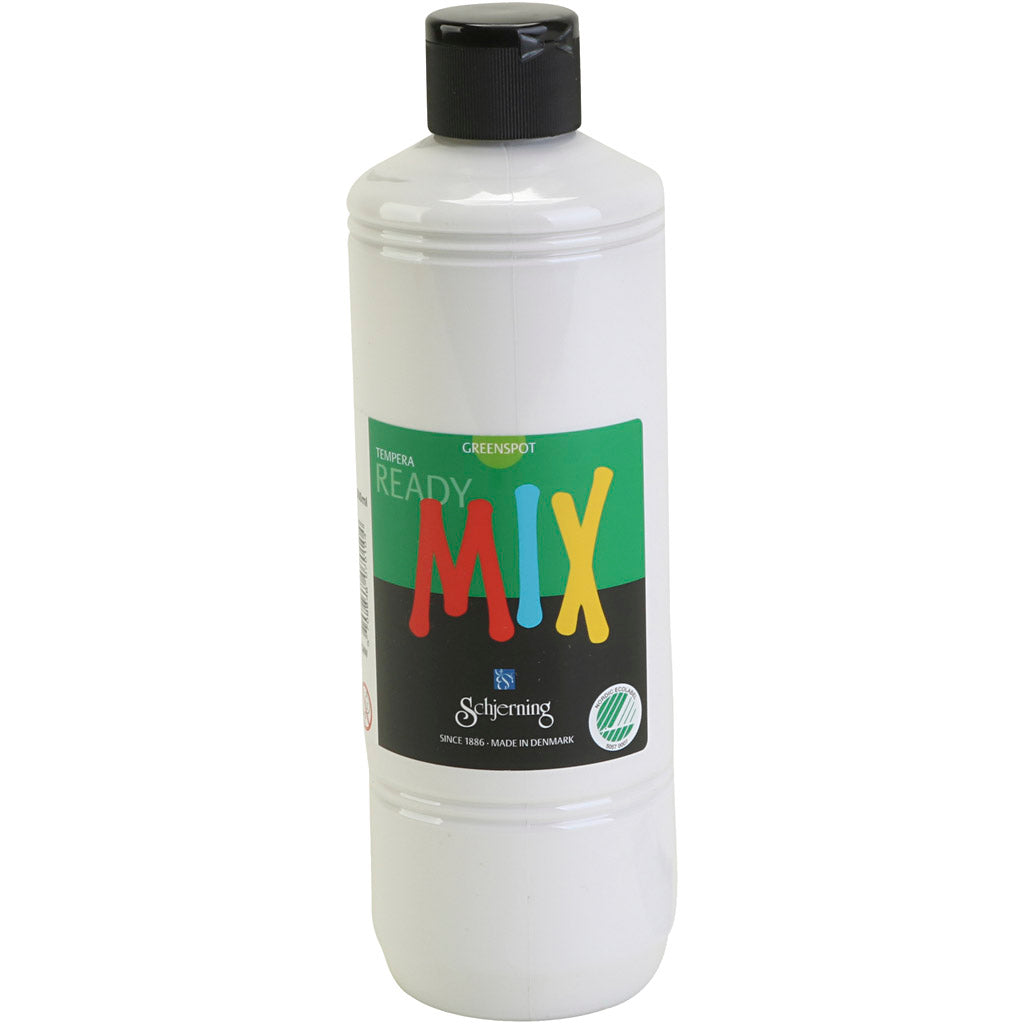Colore per poster Schjerning Greenspot, opaco, bianco, 500 ml, 1 bottiglia