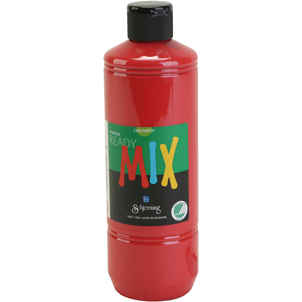 Colore per poster Schjerning Greenspot, opaco, rosso, 500 ml, 1 bottiglia