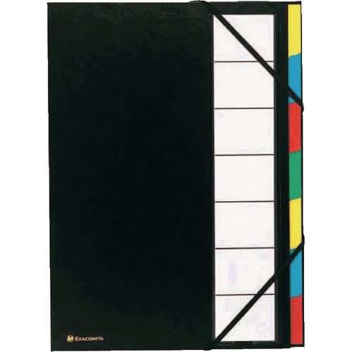 Cartella di smistamento exacompta 55321e a4 nero