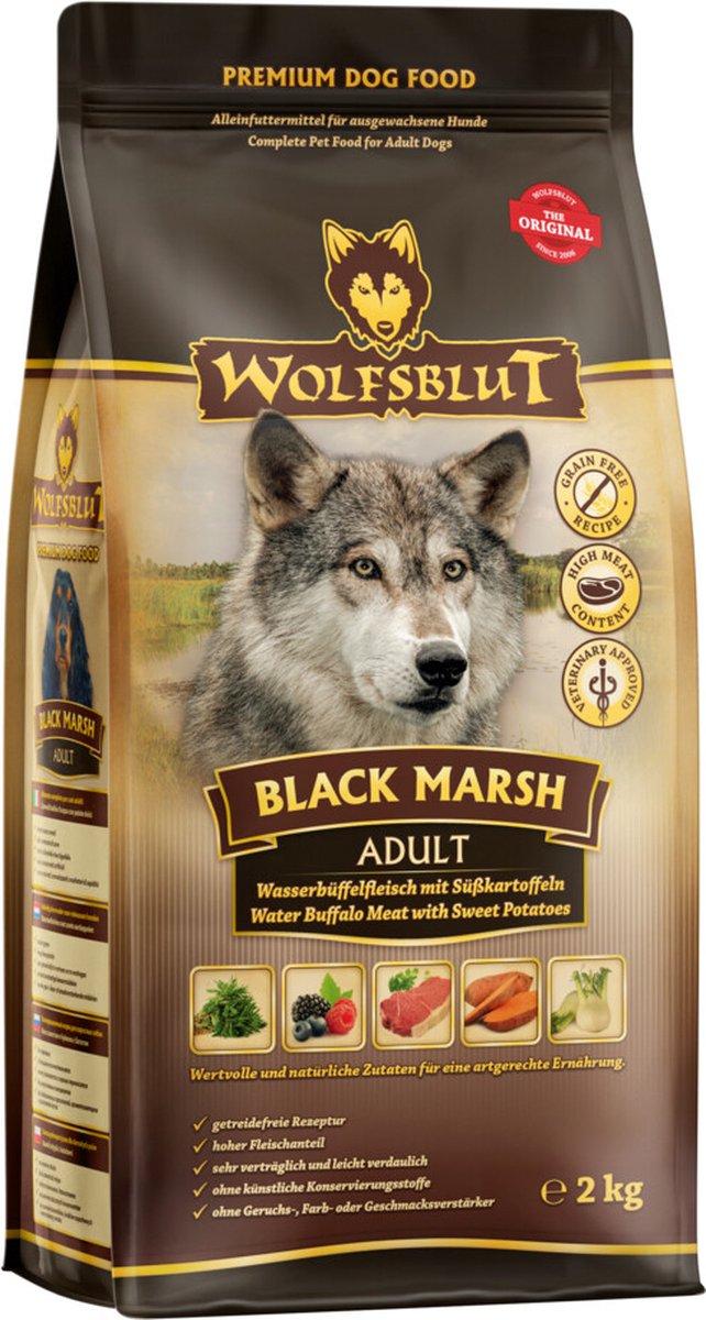 Wolfsblut cibo per cani adulto Black Marsh 2 kg