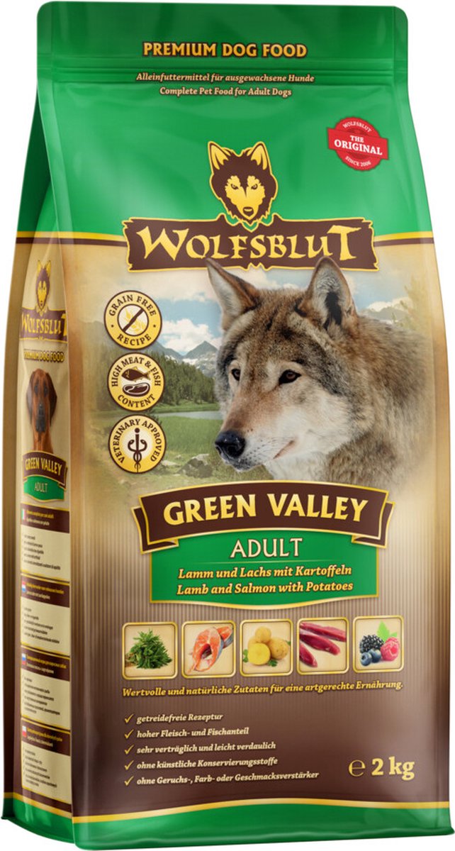 Wolfsblut valle verde adulto 2 kg