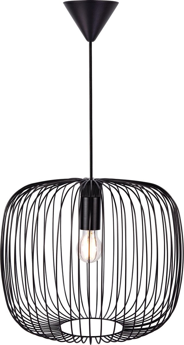 Nordlux beroni 40-hanglamp-e27-metaal-zwart