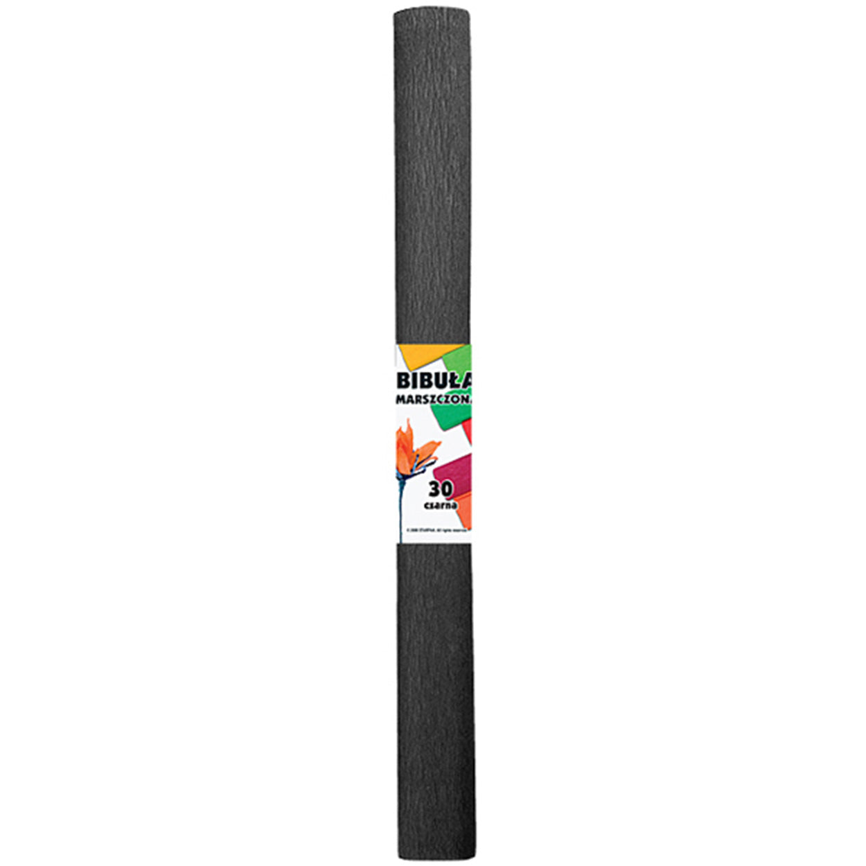 Papel crepé negro