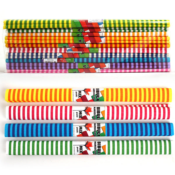 Rayas de papel crep, conjunto de 10