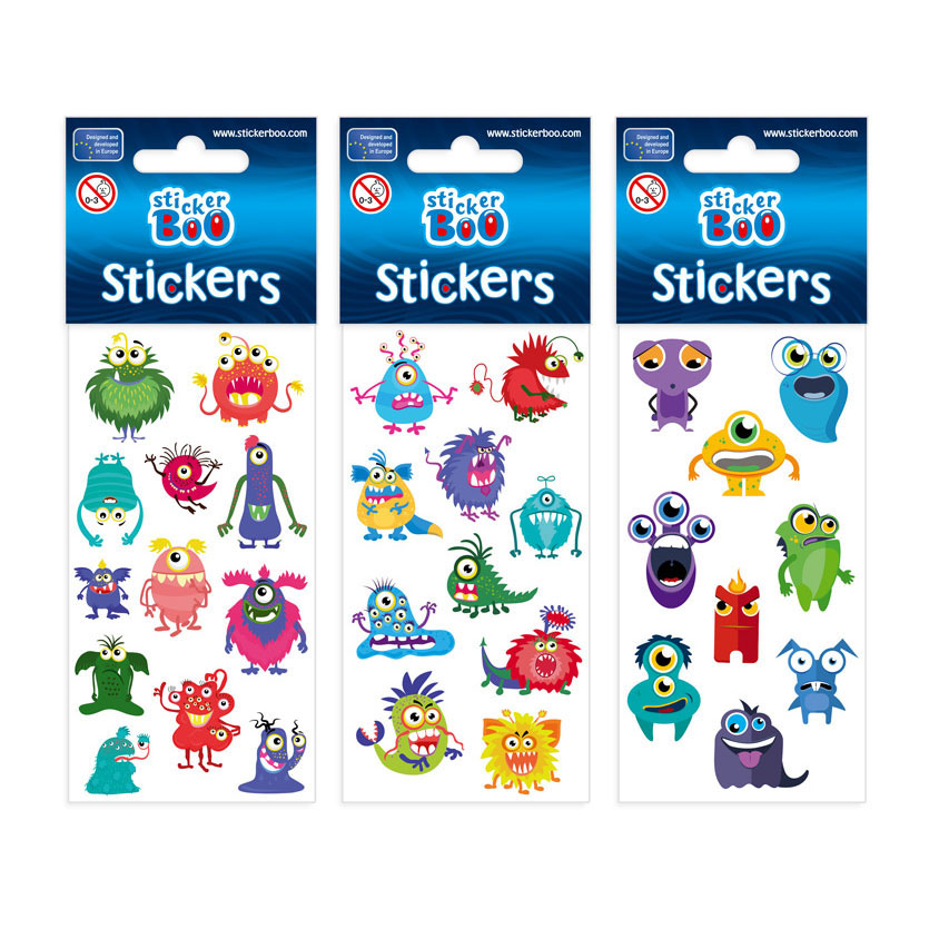 Mostri Stickervel