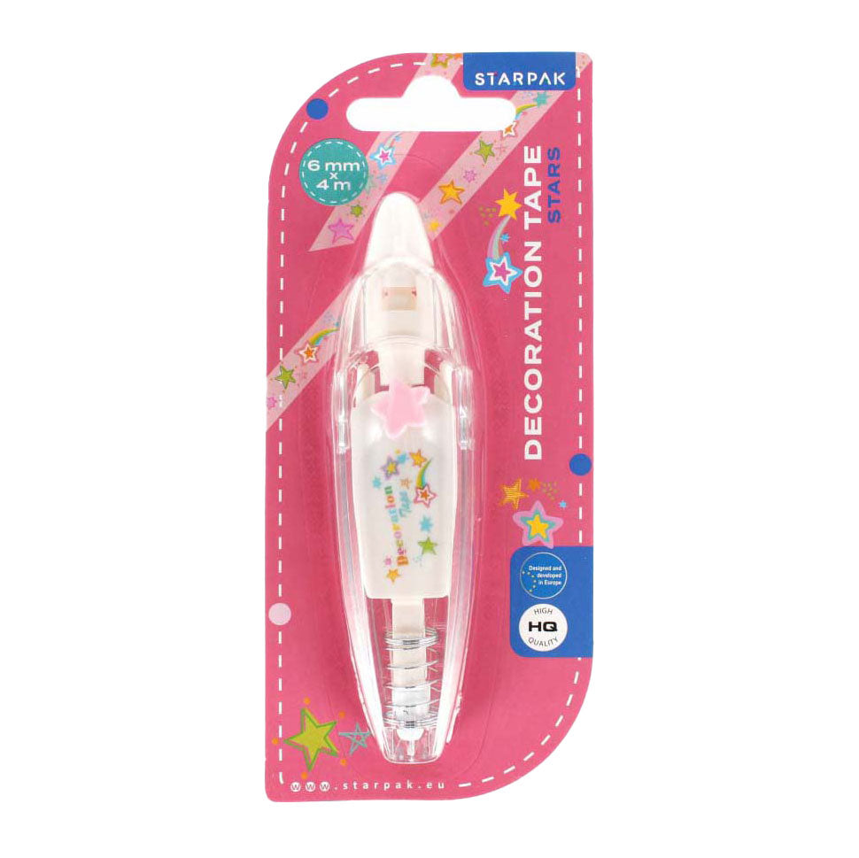 Cinta decorativa estrellas, 6mmx4m